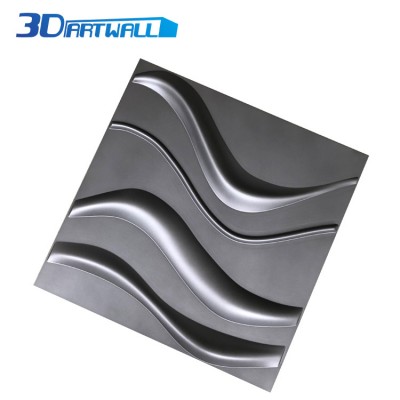 high quality luxury plastic PVC 3d wall panel FOR living room