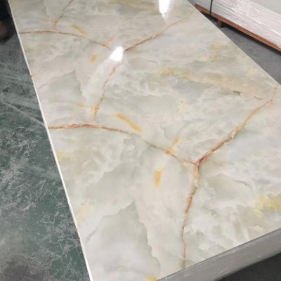 3mm Waterproof Uv Panel Pvc Marble Sheet For Wall