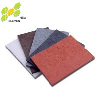 Coating Fiber Cement Board Outdoor Wall Panel Brick Pattern